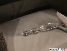 Hot pair cumshot & business blowjob