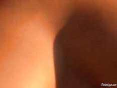 Hot sexy babe on the balcony 1