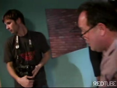 Jewel Denyle sucking on set