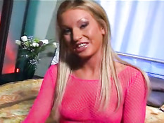 Hot blonde fucked in her ass