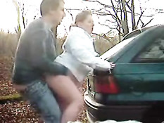 Nice parkinglot fuck