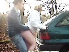 Nice parkinglot fuck