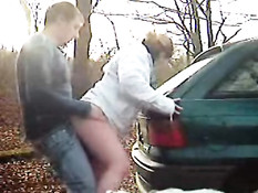 Nice parkinglot fuck