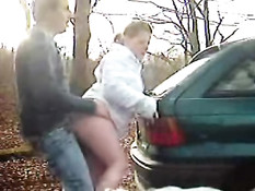 Nice parkinglot fuck