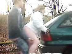 Nice parkinglot fuck