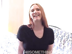 Redhead mom masturbating 