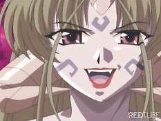 Occult anime gangbang