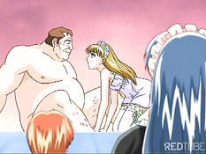 Anime teens getting boned