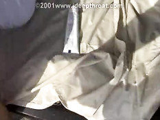 Bondaged woman gets assfucked