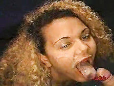 Girl swallows four times