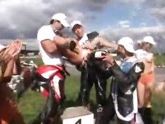 Champagne for the champion