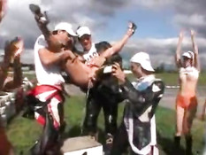 Champagne for the champion