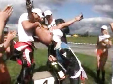 Champagne for the champion