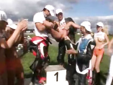 Champagne for the champion