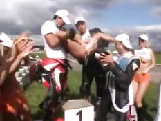 Champagne for the champion