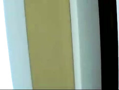 Isabel having fun in an elevator