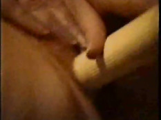 Horny Christine doing her pussy