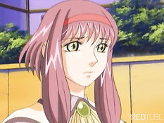 Busty manga girl taken by nerd