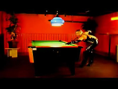 Hot babe with private cue