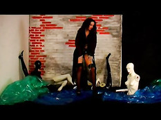 Black dressed beauty