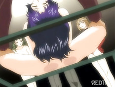 Poor anime slave girls abused