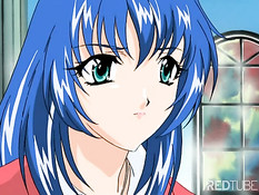 Anime girl bondaged by witch