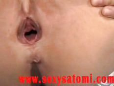 Working her vagina muscles