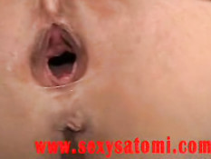 Working her vagina muscles