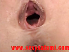 Working her vagina muscles