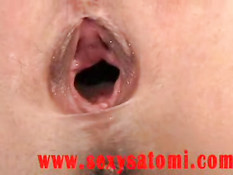 Working her vagina muscles