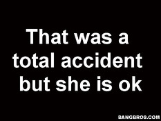 Guy sneaks his cock in the ass of a slut