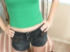 Chastity gets a dildo and a cock