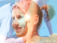 Young redhead gets convinced to fuck