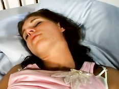 Little Kylie doing her pussy