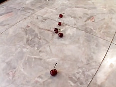 Babe works with two dicks