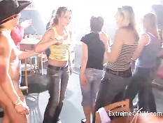 Girlfriends orgy party