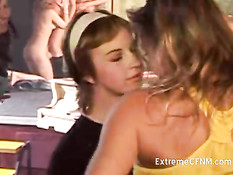 Girlfriends orgy party