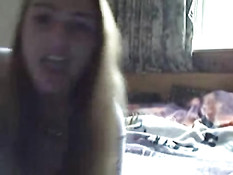 Busty teen masturbating