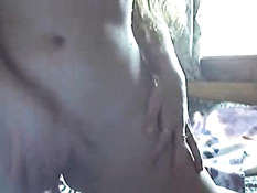 Busty teen masturbating