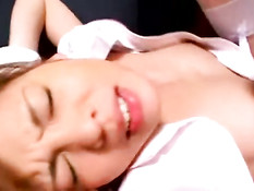 Asian fuck with condom