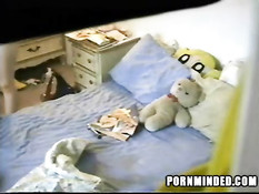 Brunette masturbating