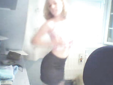 Teen girl stripping on webcam