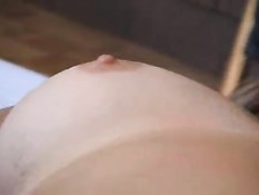 Girl playing with her wobbly pussy