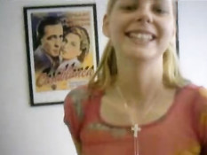 Teen girl fucking bat