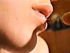 Italian girl spits, blows cock and fucks