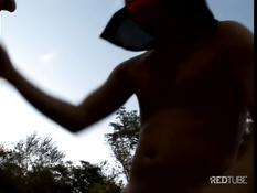 Blonde Granny outdoor