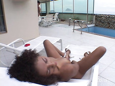 Bangin on the red couch