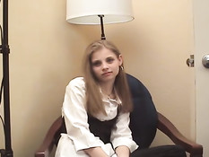 Maria Maines gets facial