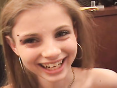 Maria Maines gets facial