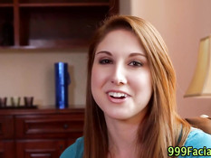 rayven samorr rubs clit while giving blowjob